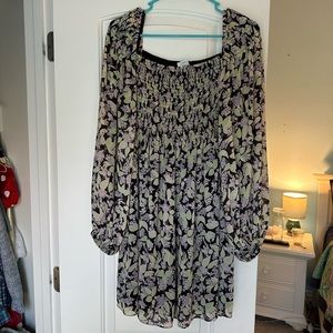 & other stories smocked floral dress